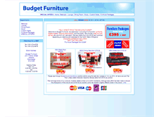 Tablet Screenshot of budget-furniture-manchester.co.uk